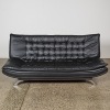 A Black Sofa Bed - 2
