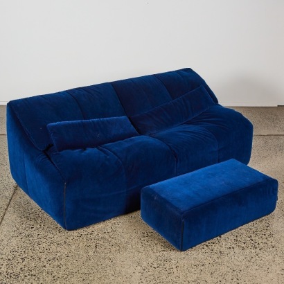 A Ligne Roset Plumy Sofa and Ottoman