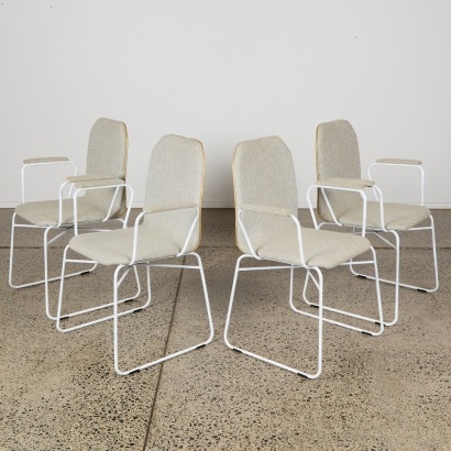 A Set of Four Tim Webber Design Dining Chairs