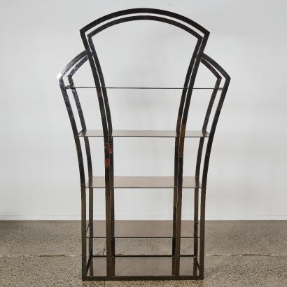 A Vintage Italian Gunmetal Etagere