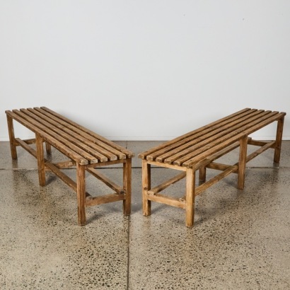 A Pair of Vintage Bench Seats