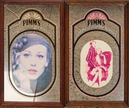 A Pair of Seventies Pimm's Mirrors