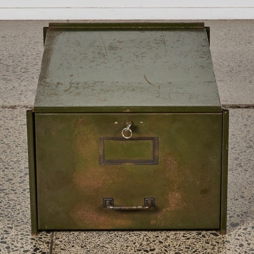 A WWII-Era Fireproof Filing Cabinet