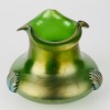 An Art Nouveau Kralik Green Iridescent Glass Vase, 1900s - 2