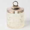 An Antique Sterling Silver and Cut Glass Sugar Jar by Robert Pringle
