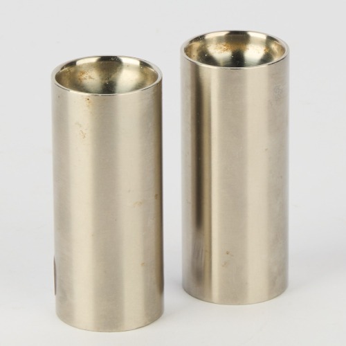 A Pair of Arne Jacobsen Stelton Salt and Pepper Shakers