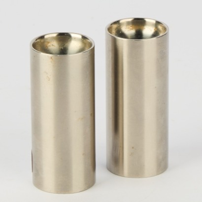 A Pair of Arne Jacobsen Stelton Salt and Pepper Shakers