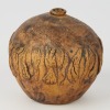 A Studio Pottery Vase with Organic Motifs