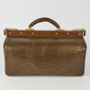 A Pleather Gladstone Bag - 2