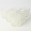 A Set of Six Goebel Charlottenhutte Ice Bark Tumblers