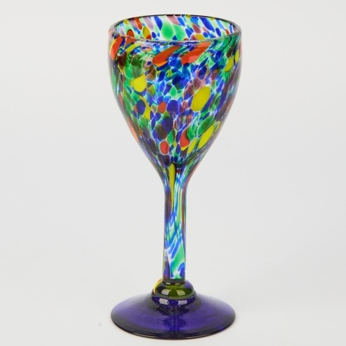 A Garry Nash Wine Glass