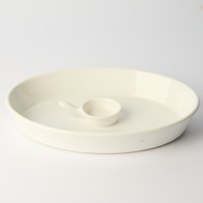 A REVOL France Vintage Porcelain Dual Purpose Oval Bowl