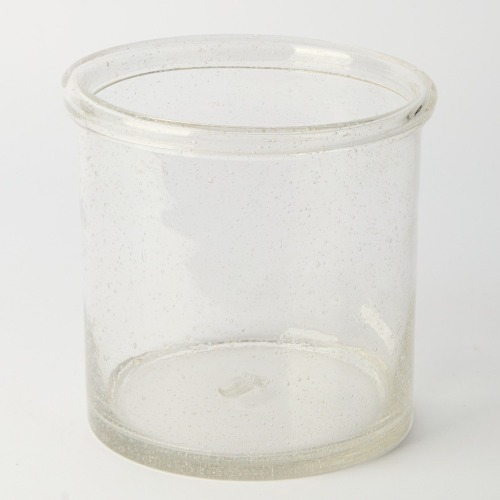A Mexican Large Handblown Bubble Glass Vessel