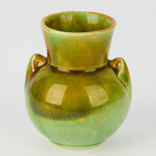 A Crown Lynn Light Green Posy Vase