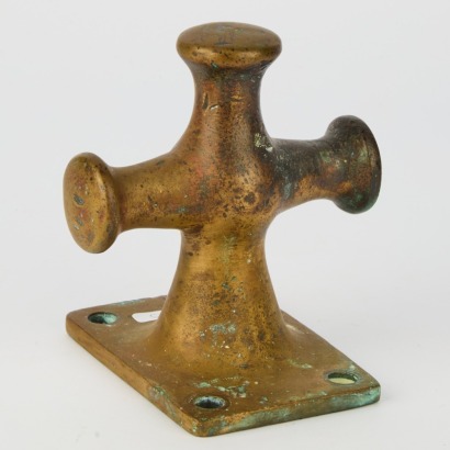A Vintage Brass Mooring Bollard