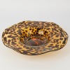 A Large Murano Style Panthera Art Glass Bowl