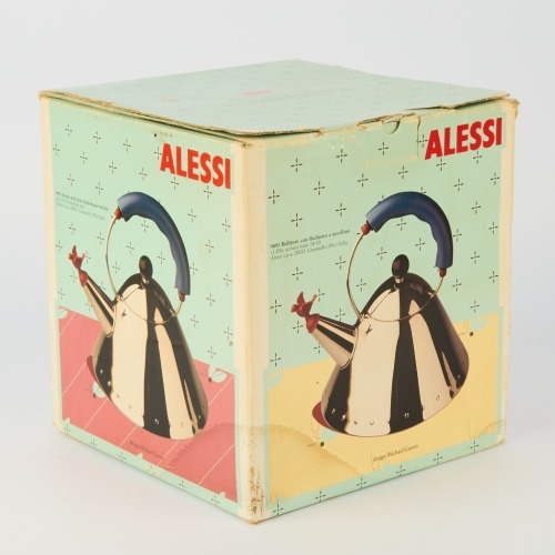 An Alessi 9093 Kettle by Michael Graves, in Original Box