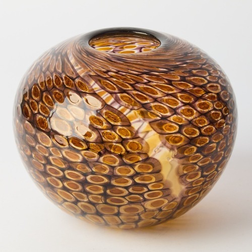 A Lindsay Patterson Glass Vase