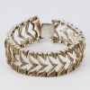 A Sterling Silver Marcasite Bracelet 68G