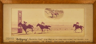 A Vintage Horse Racing Print
