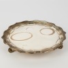 A Sterling Silver Footed Tray