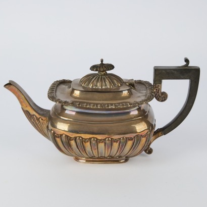 A Sterling Silver Teapot