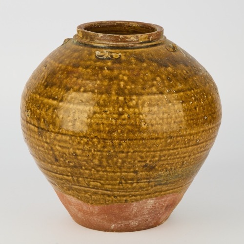 A Large Woodfired Pottery Vase