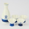 A Japanese Ceramic Sake Set
