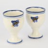 A Pair of Handmade Ceramic Goblets