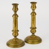 A Pair of Bronze Candlestick Holders - 2
