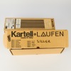 A Pair of Silver Rifly Suspension Lamps by Kartell - 2