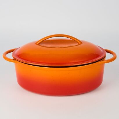 A Vintage Cast Iron Casserole
