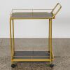A Contemporary Hollywood Regency-Style Bar Cart