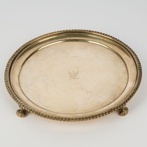 A Hamilton & Co. Indian Sterling Silver Tray