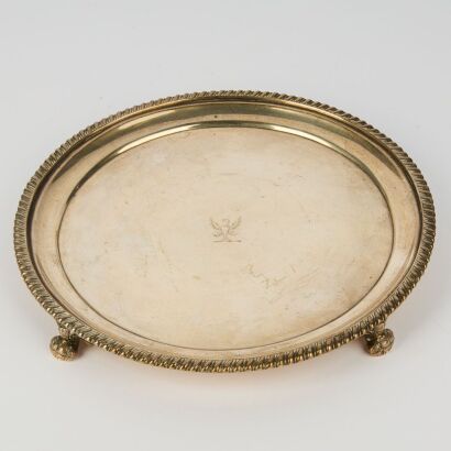 A Hamilton & Co. Indian Sterling Silver Tray