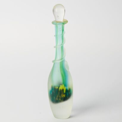 A Handblown Glass Perfume Bottle A/F