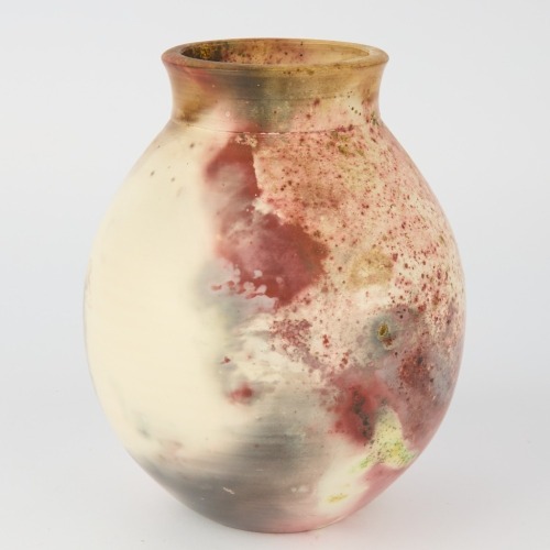 A Sagger Fired Ray Rogers Vase