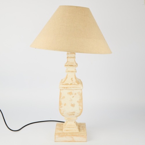 A Shabby Chic Wooden Lamp & Two Shabby Chic Home Design Books