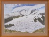 A Large White Terraces Te Tarata Print by Rei Hamon