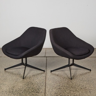 A Pair of HAY AAL 81 Model Danish Lounge Chairs