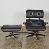 An Eames Style Lounge Chair & Ottoman - 2