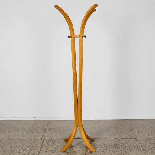 A Formed Plywood Coat Hanger