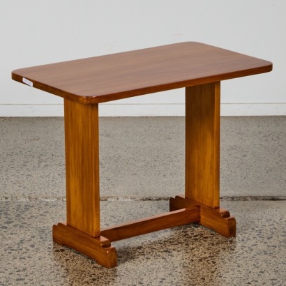 An Art Deco Rimu Side Table