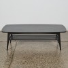A MCM Ebonised Oak Coffee Table - 2