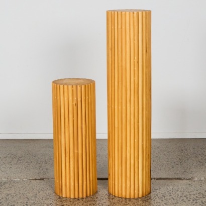 A Pair of Palm Beach Pedestals