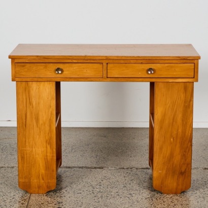 A 1960's Solid Rimu Writing Desk