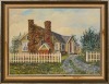 An Original Painting Titled 'River Terrace Nelson' by Ron Maddock 1985