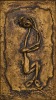 A Bronze Coloured Sculptural Wall Hanging