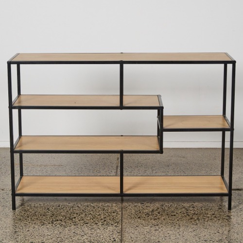 An Industrial Style Minimal Display Shelf