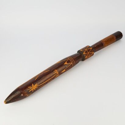 A Fijian Throwing War Club Souvenir